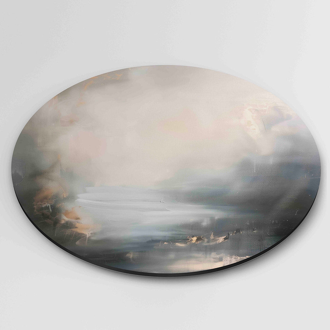 Abstracte wolken Muurcirkel