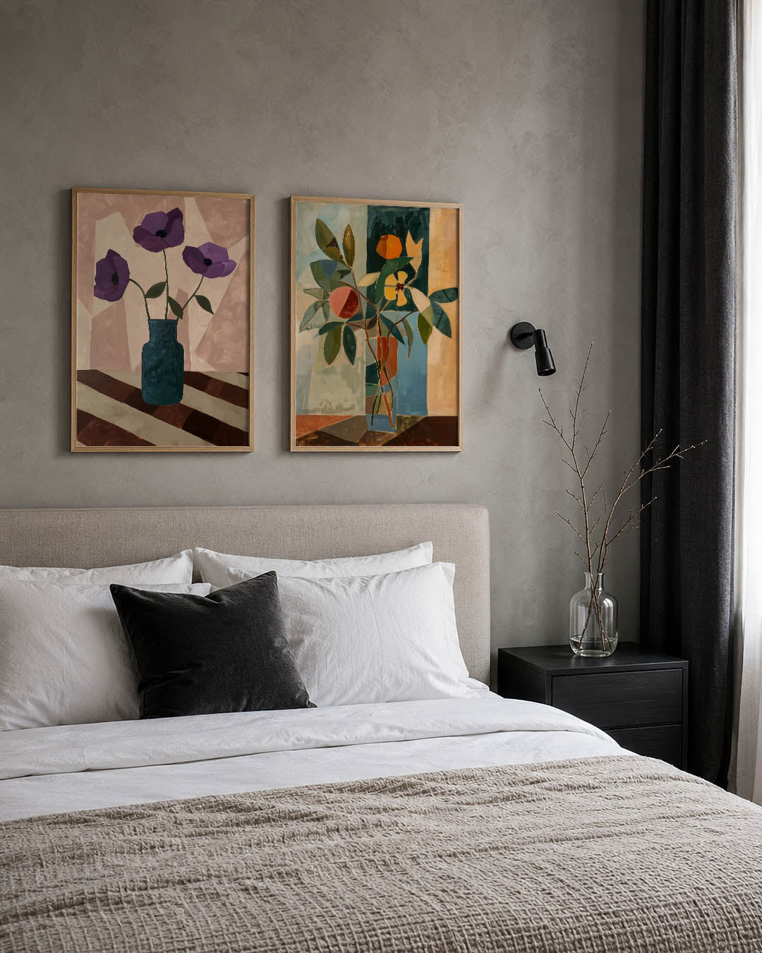 Bloem en vaas Posterset