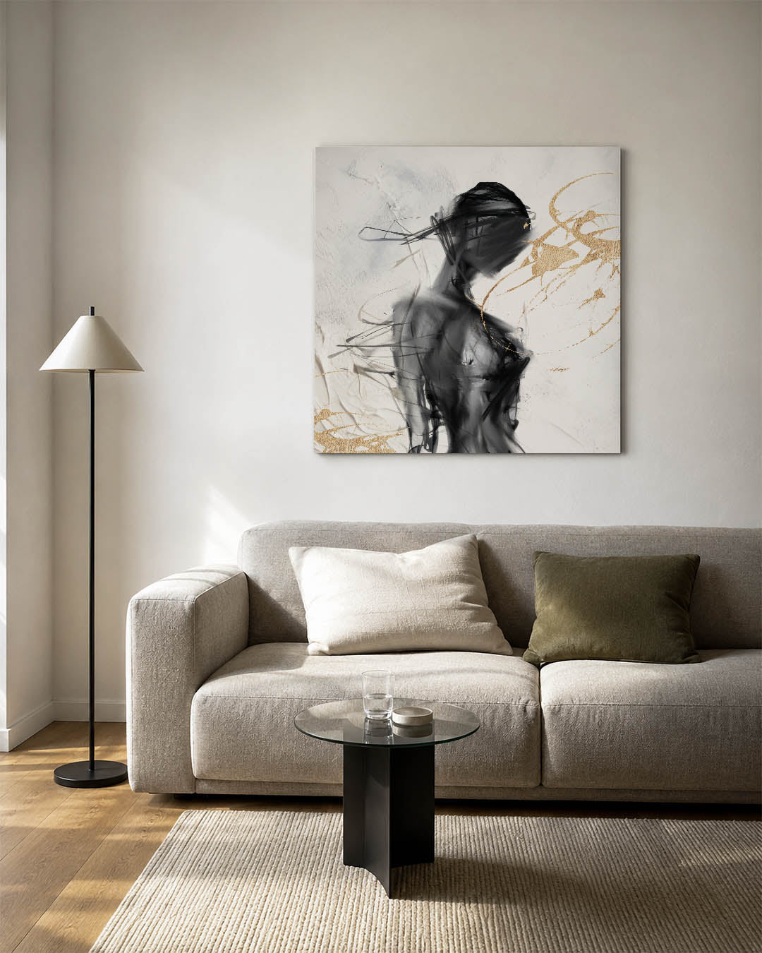 Dynamische vormen Kunstwerk