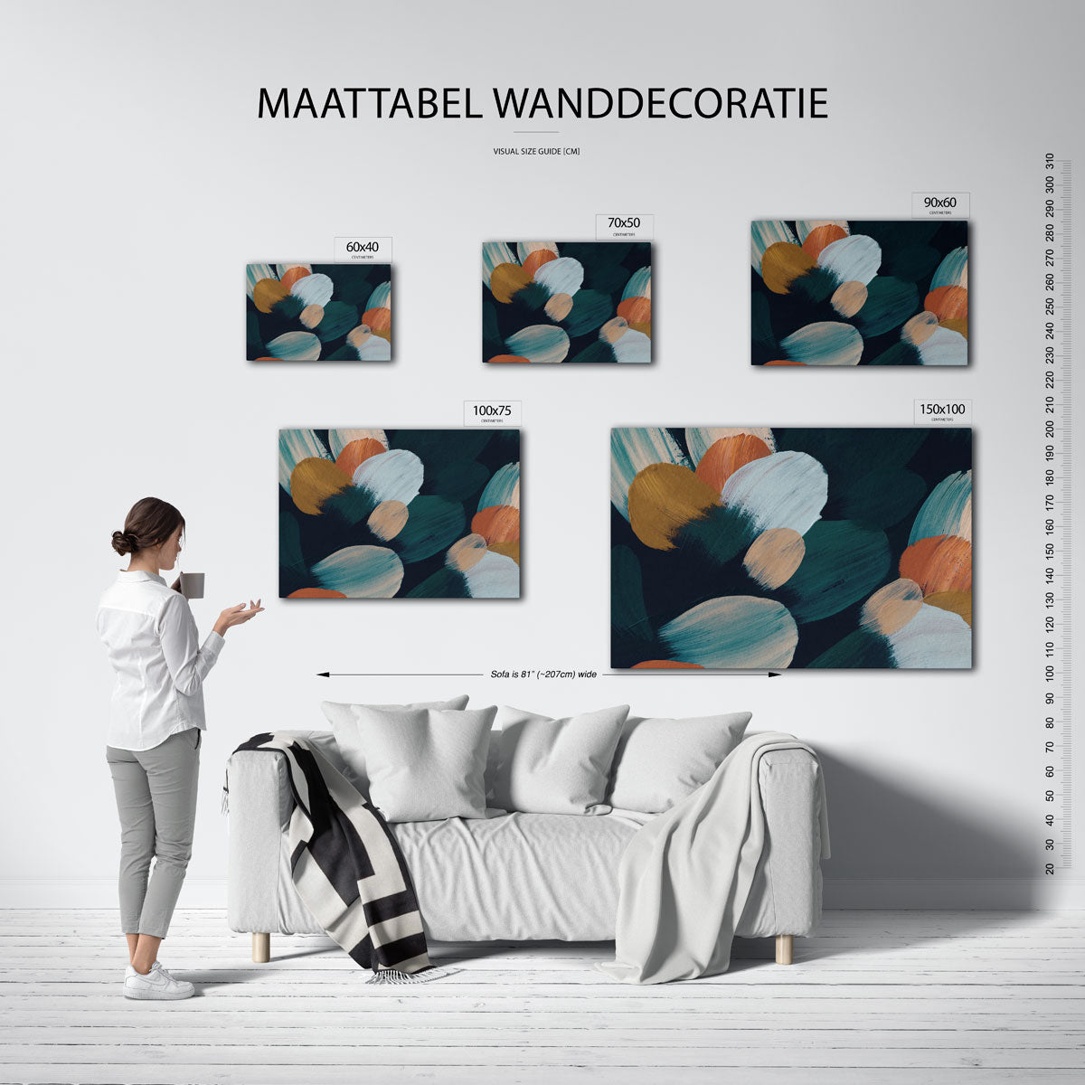 Kleurencompositie Kunstwerk