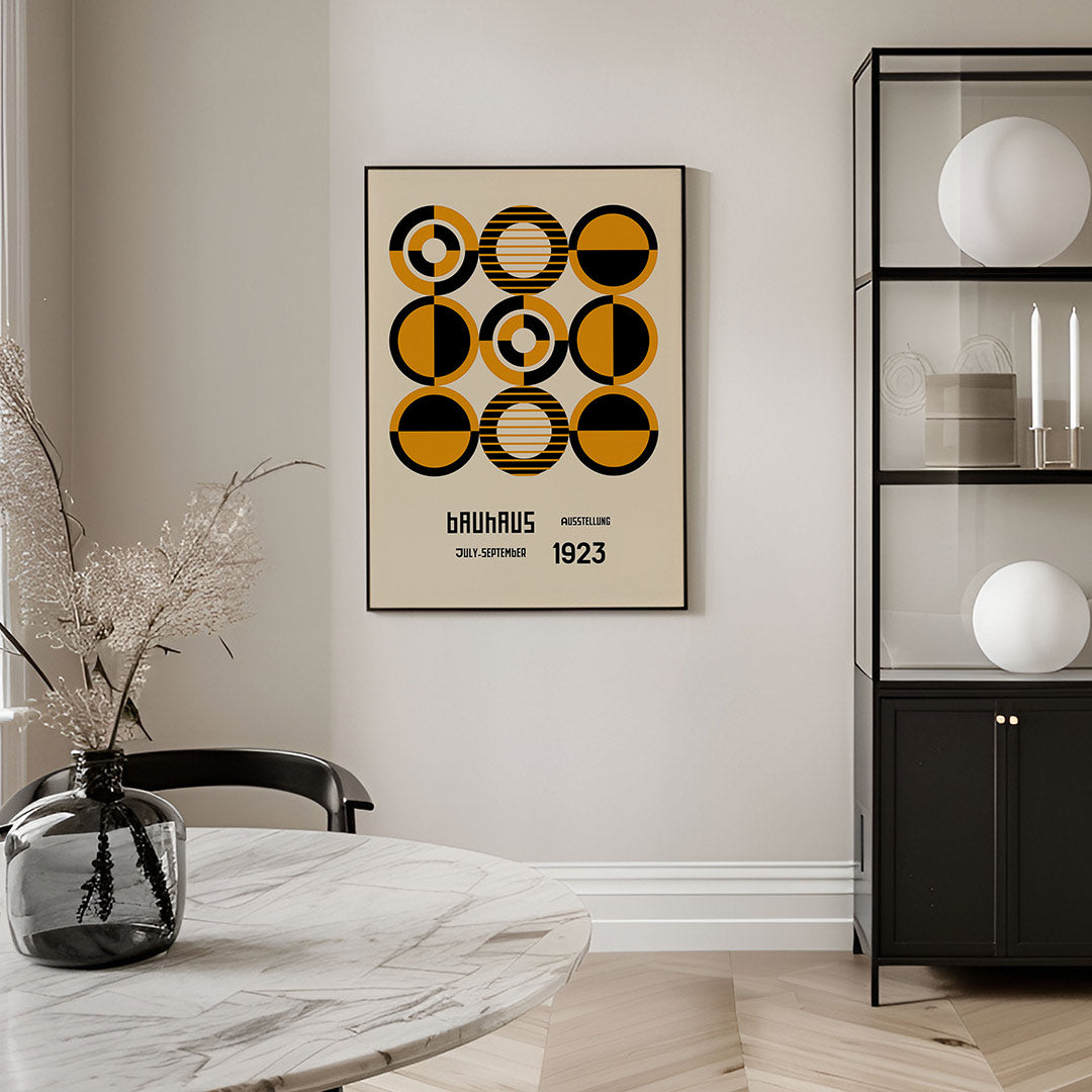 Cirkelritme en kleur Poster