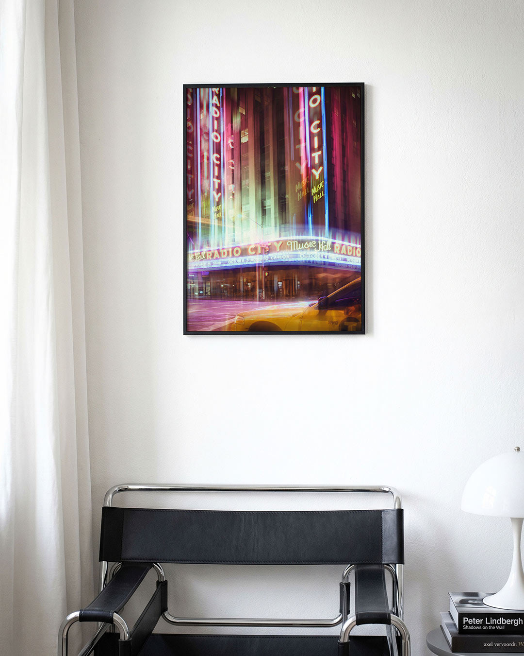 Stedelijke neon lichten Poster