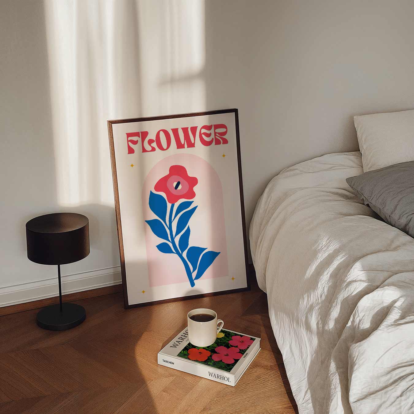 Vrolijke Bloemenpracht Poster-WallArtistic