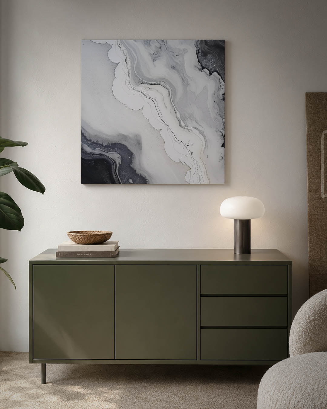 Golvende lijnen Kunstwerk