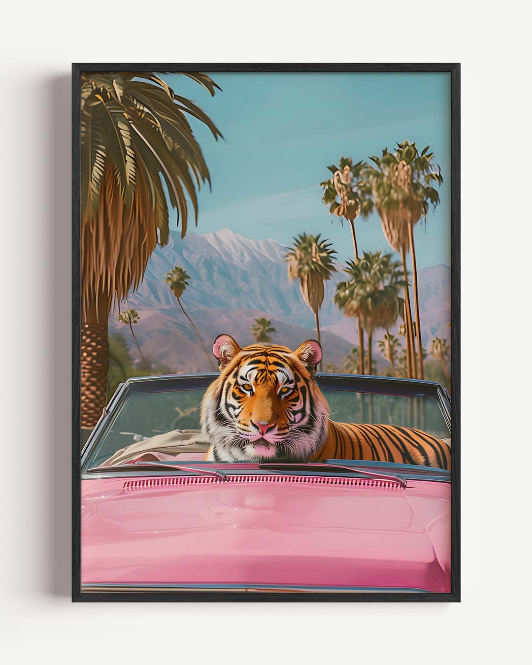Tijger Cabrio Poster-WallArtistic