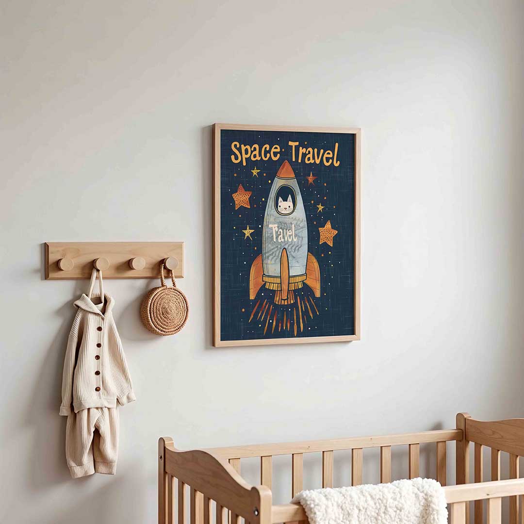 Ruimtevaart kat Poster