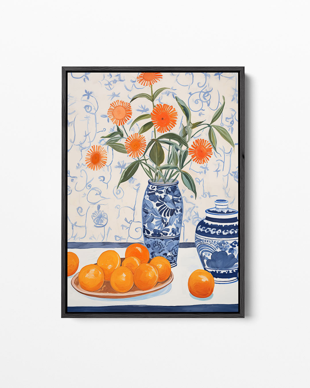 Bloemen en fruit Kunstwerk
