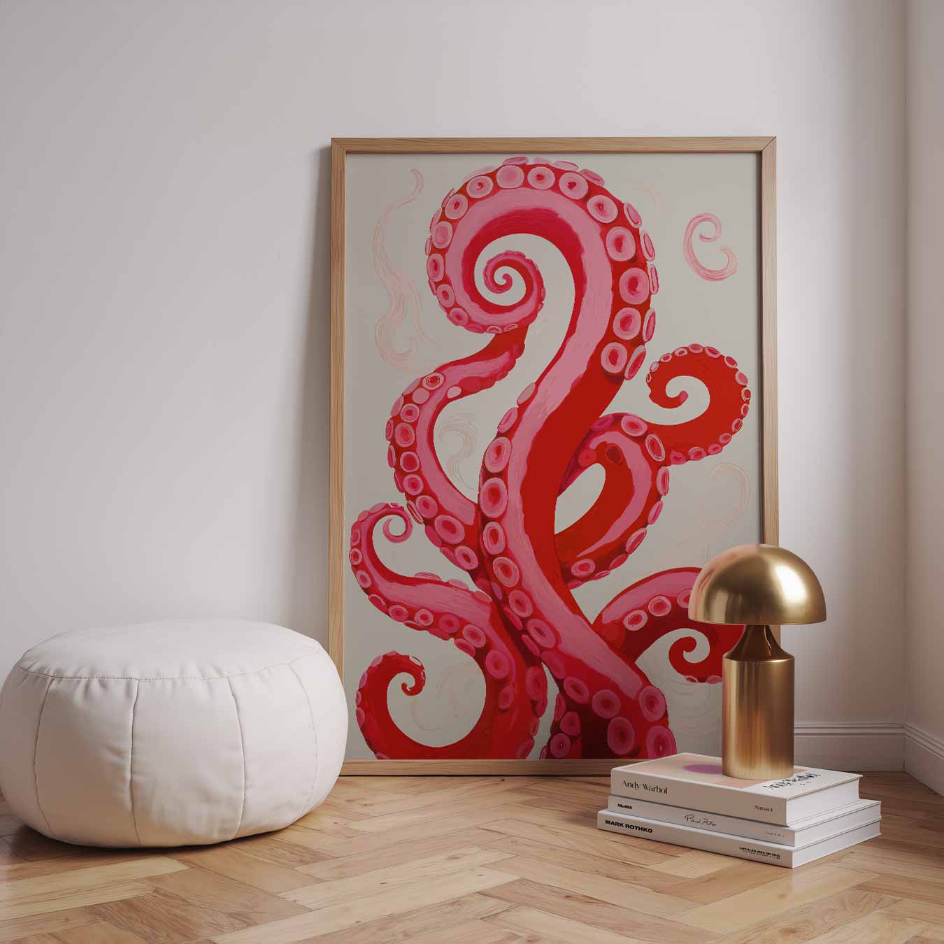 Dromerige Octopus Tentakels Poster-WallArtistic