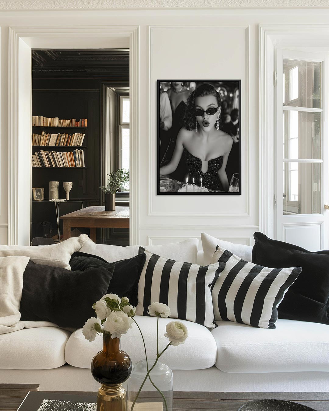 Glamoureuze momentopname Kunstwerk