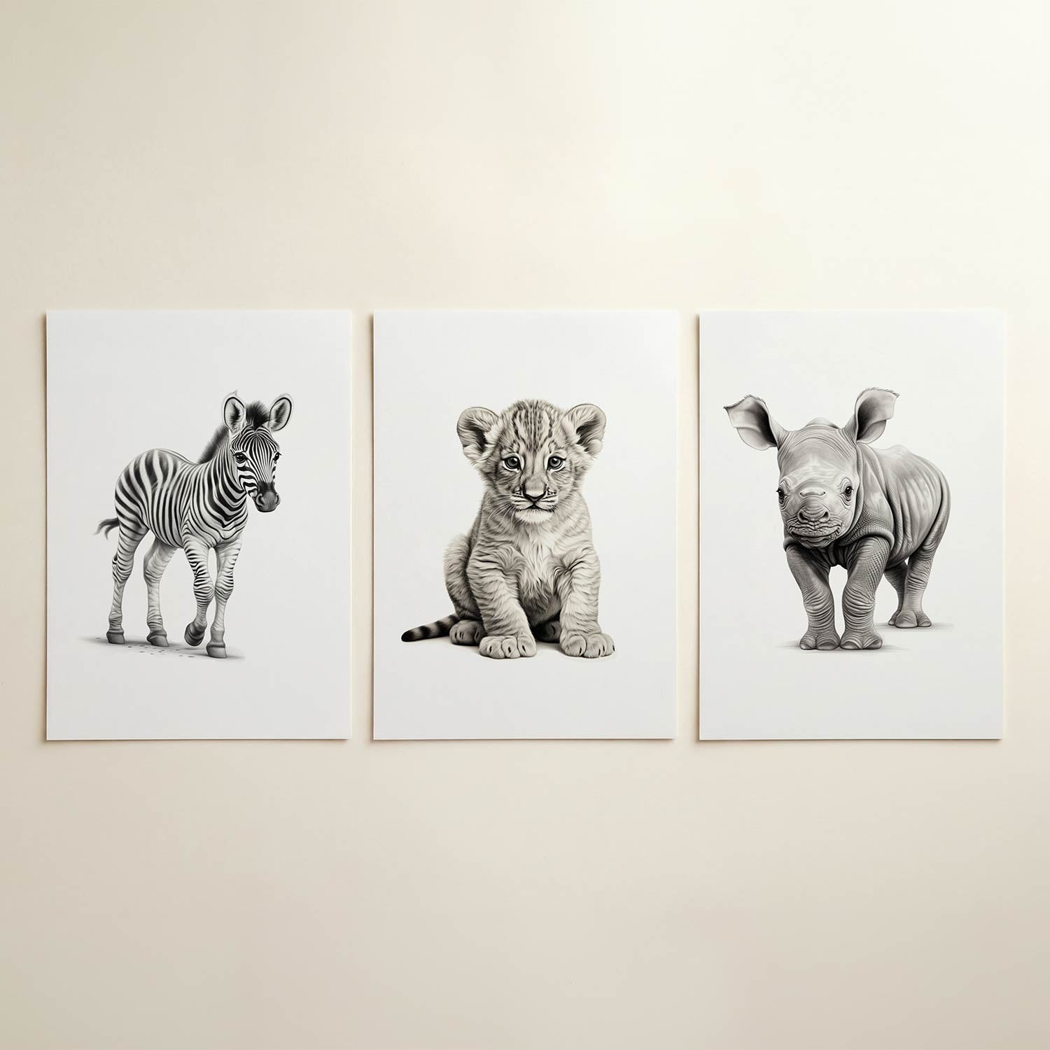 Zebra strepen Posterset