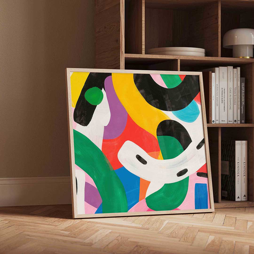 Abstracte vormen Poster