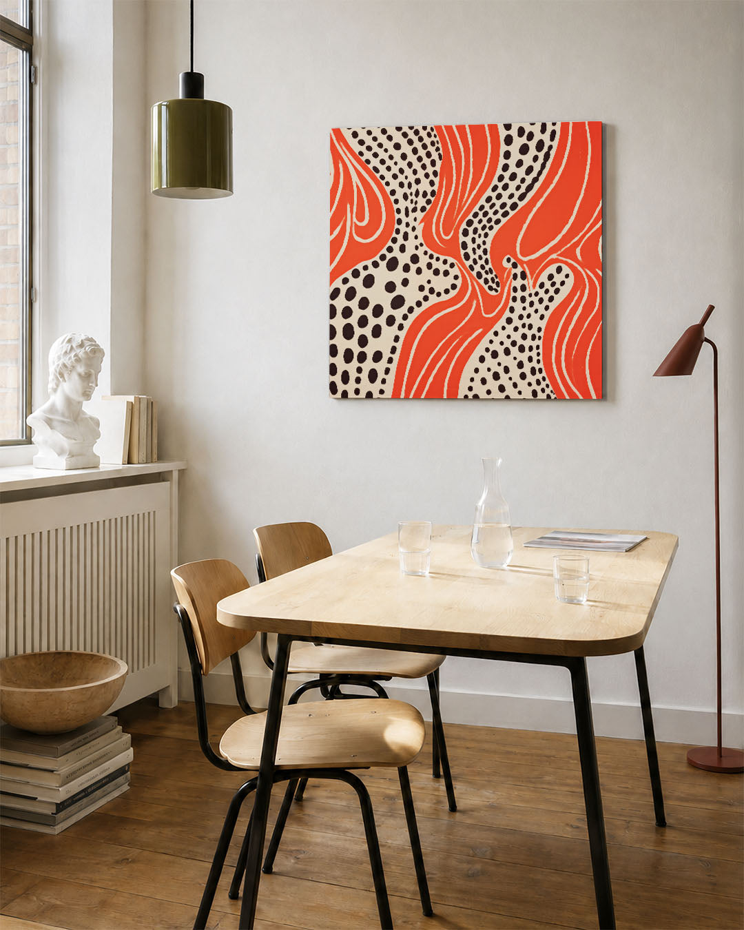 Golvende patronen Kunstwerk