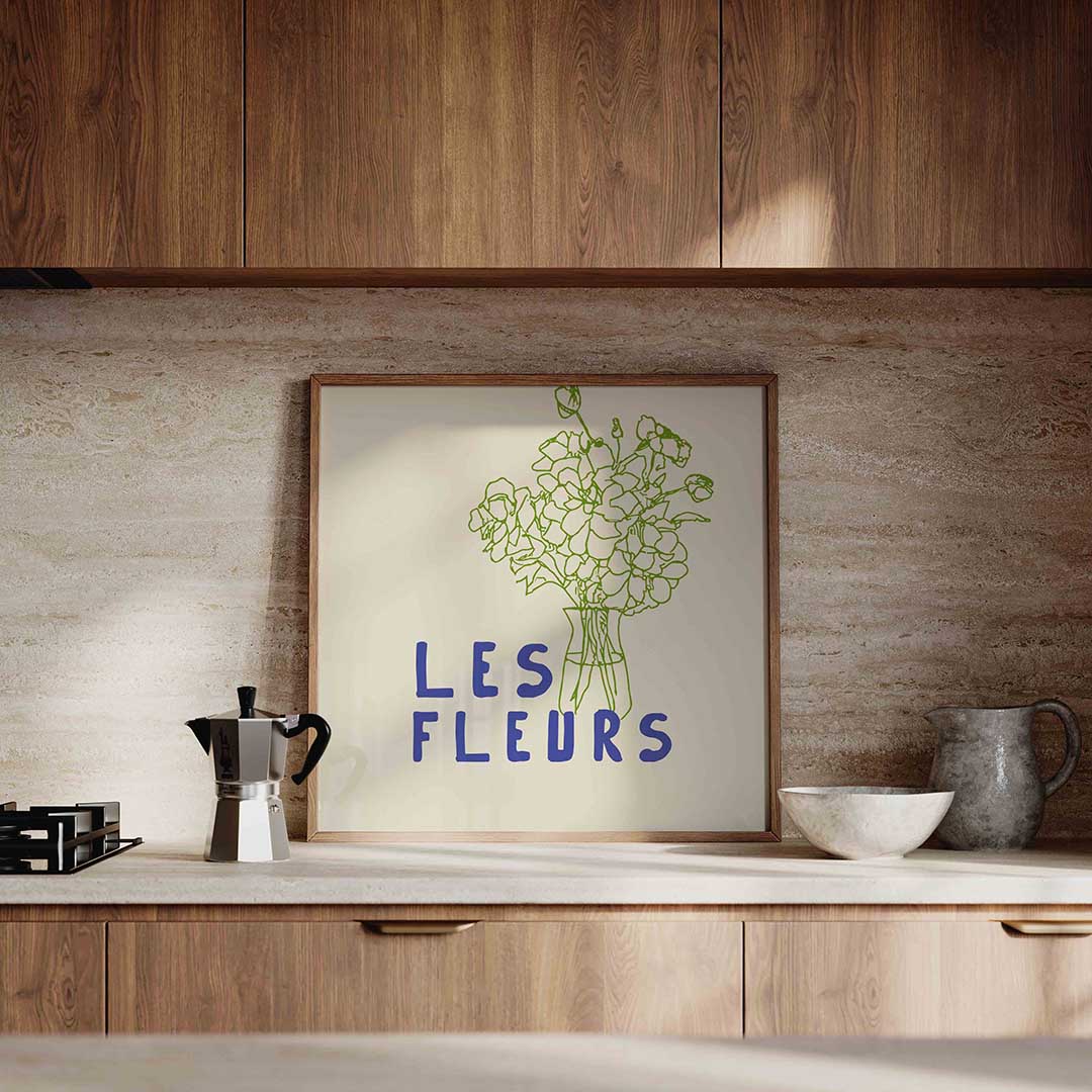 Les fleurs Poster