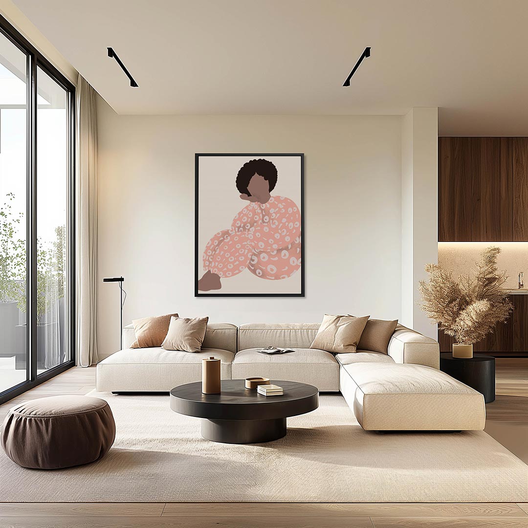 Vrouwelijk silhouet Kunstwerk
