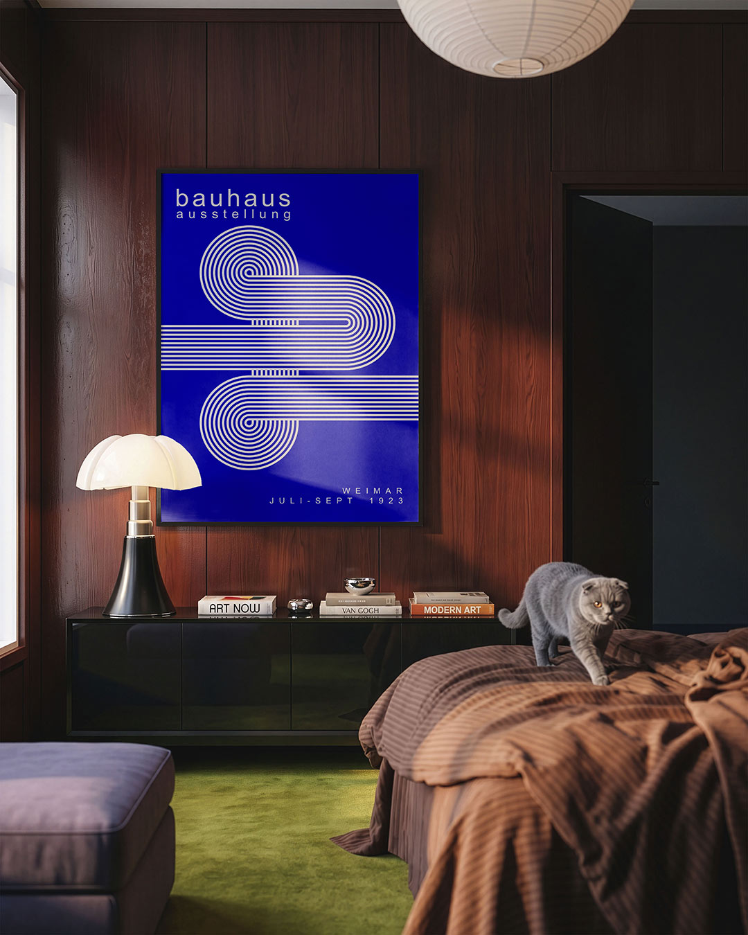 Lijnenspel en kleur Poster