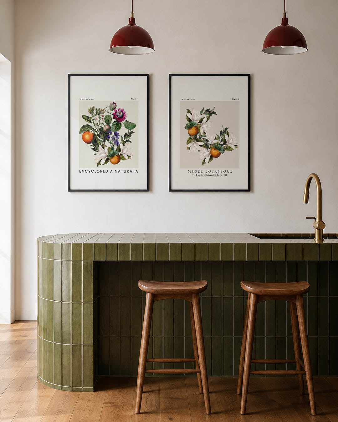 Botanische bloemrijkdom Posterset