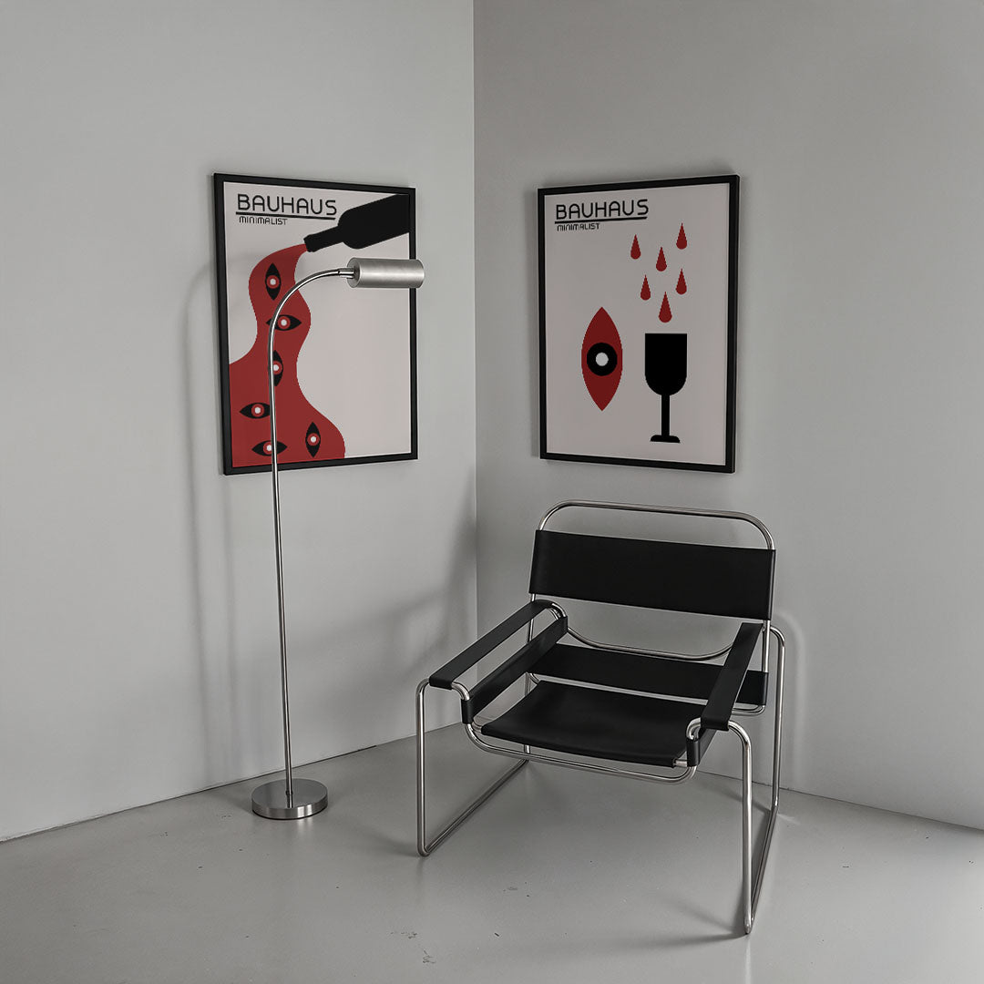 Vloeiende vormen Posterset