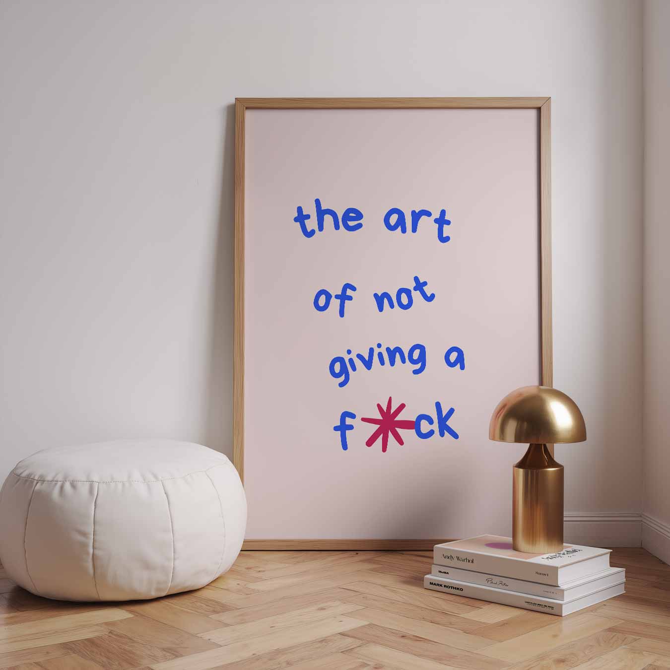 De Kunst van Loslaten Poster-WallArtistic
