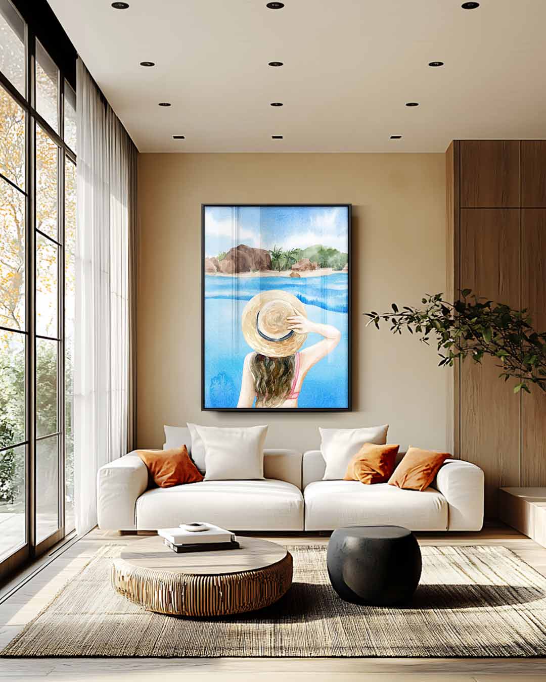 Abstract kunstwerk Kunstwerk-canvas-dibond-plexiglas-wanddecoratie-WallArtistic