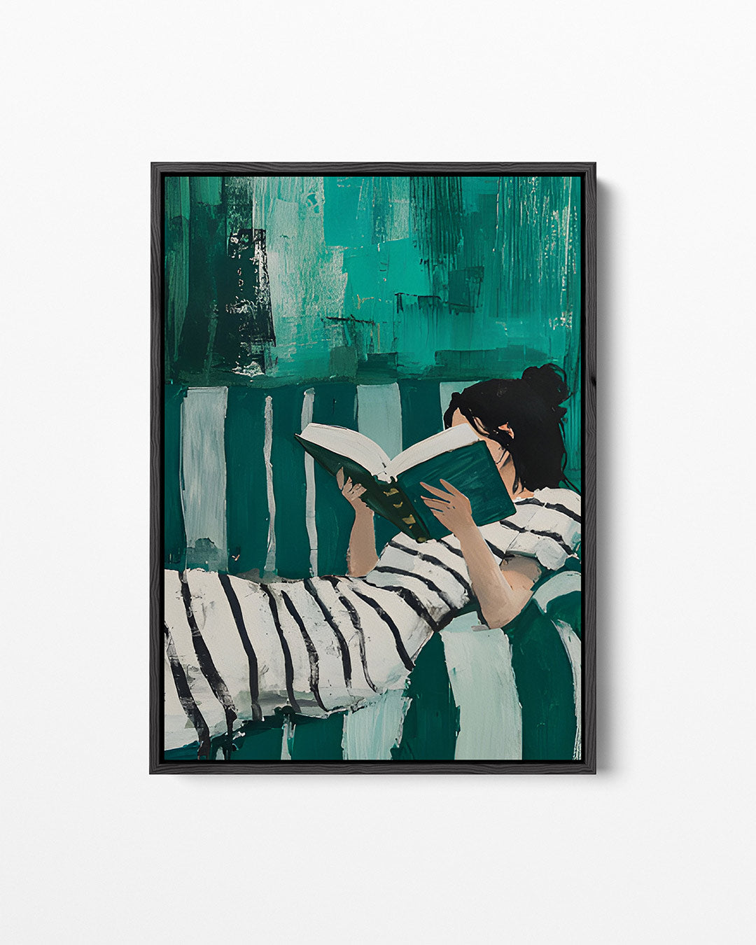 Lezende vrouw Kunstwerk