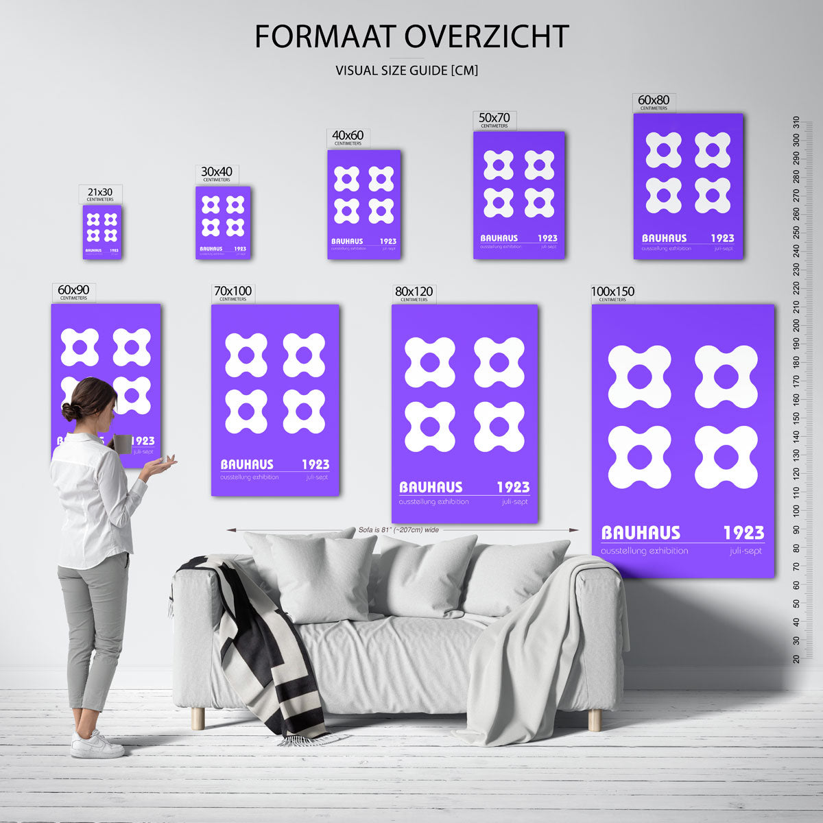 Vormen en vlakken Poster
