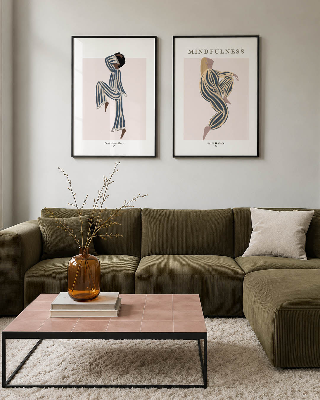 Dansende strepen Posterset