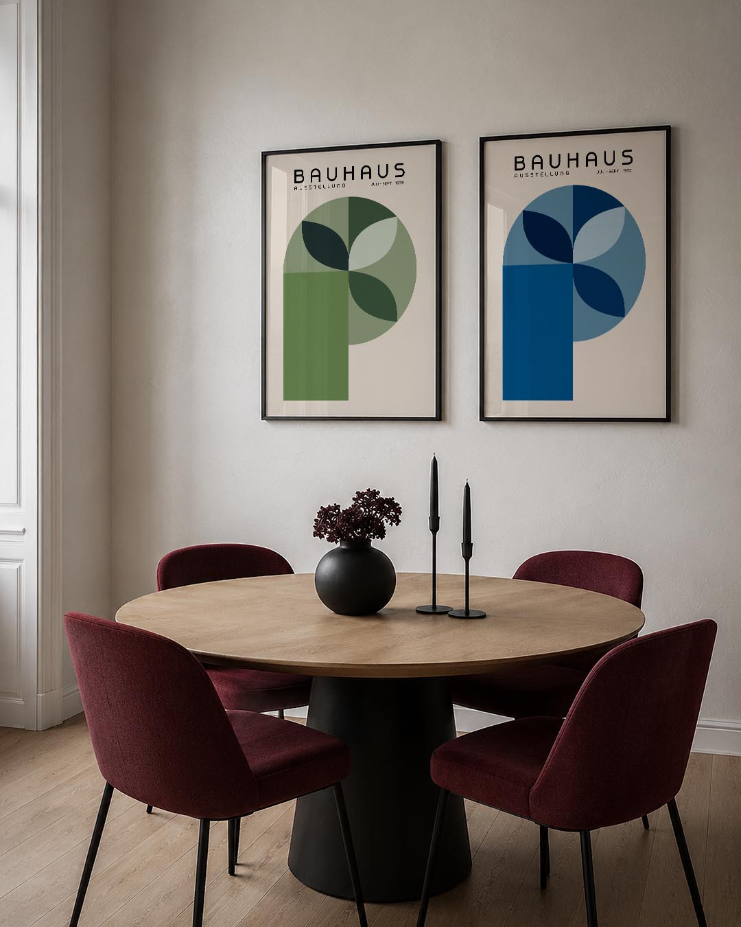 Vorm en kleurenspel Posterset