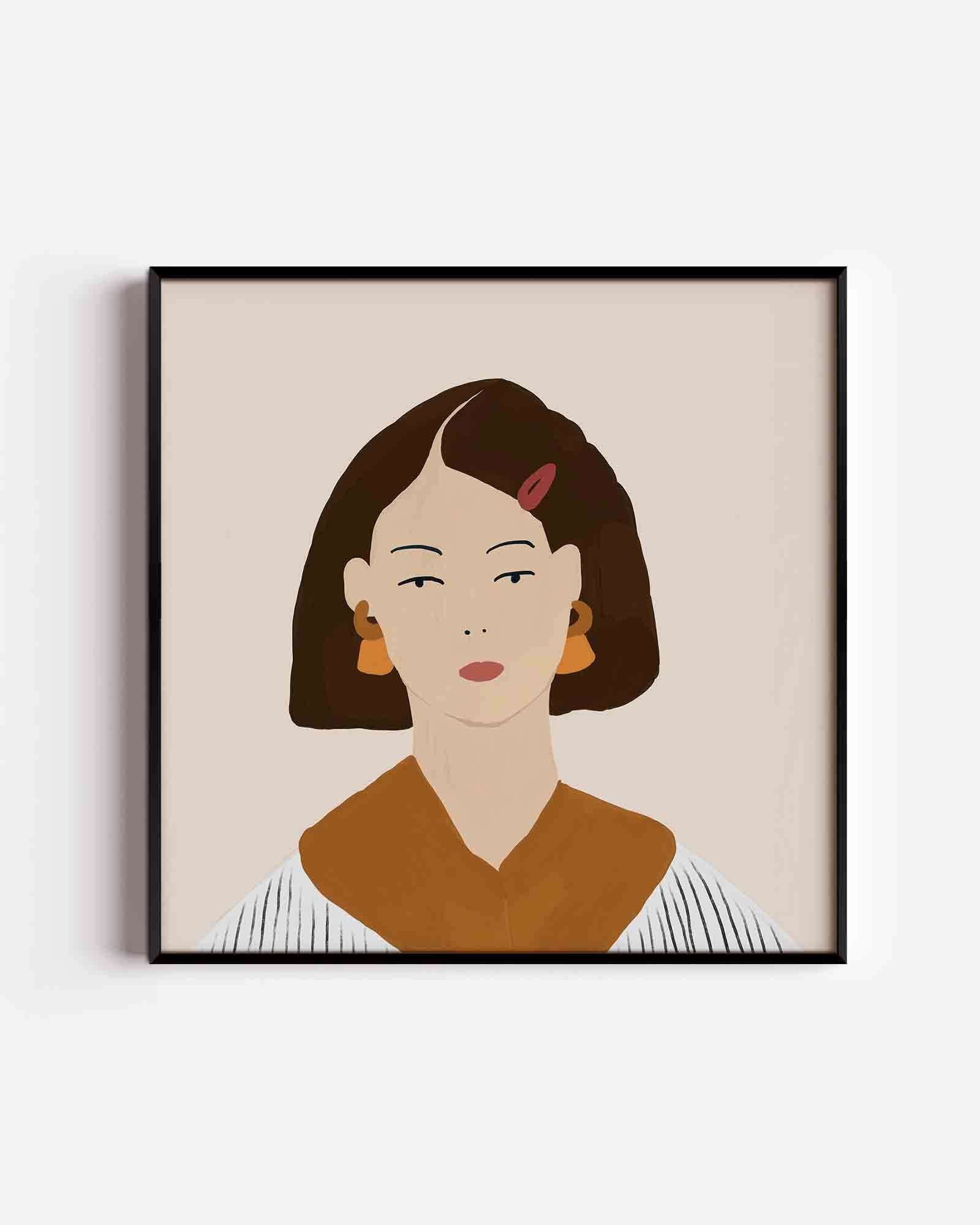 Vrouwelijk portret Poster