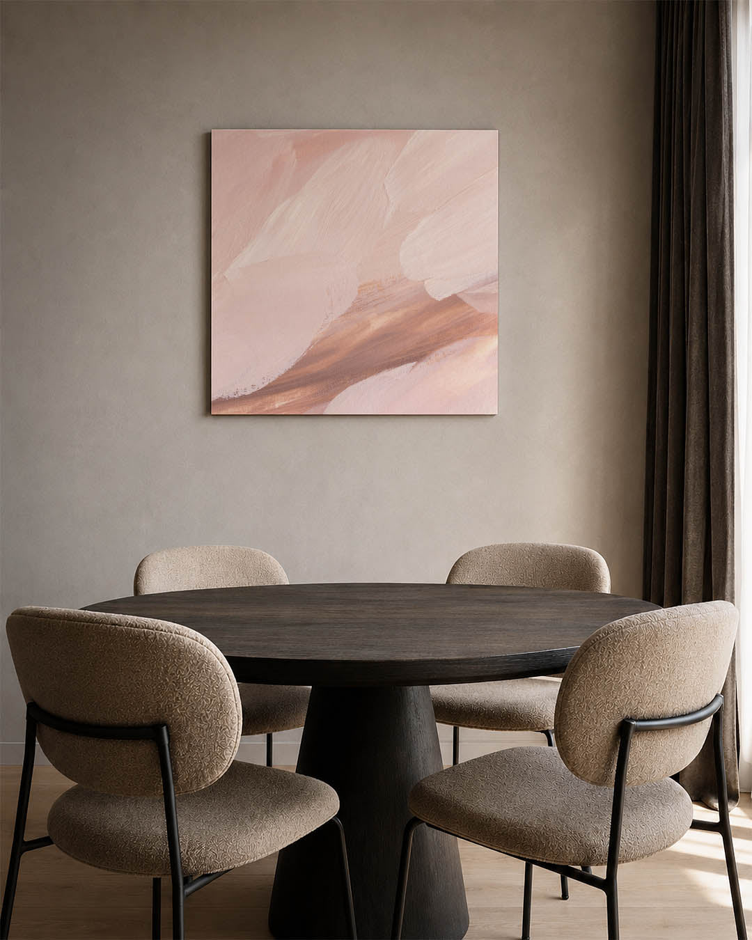 Zachte penseelstreken Kunstwerk