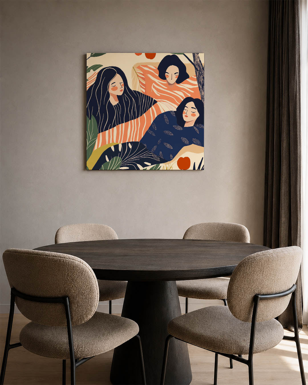 Dromerige figuren Kunstwerk