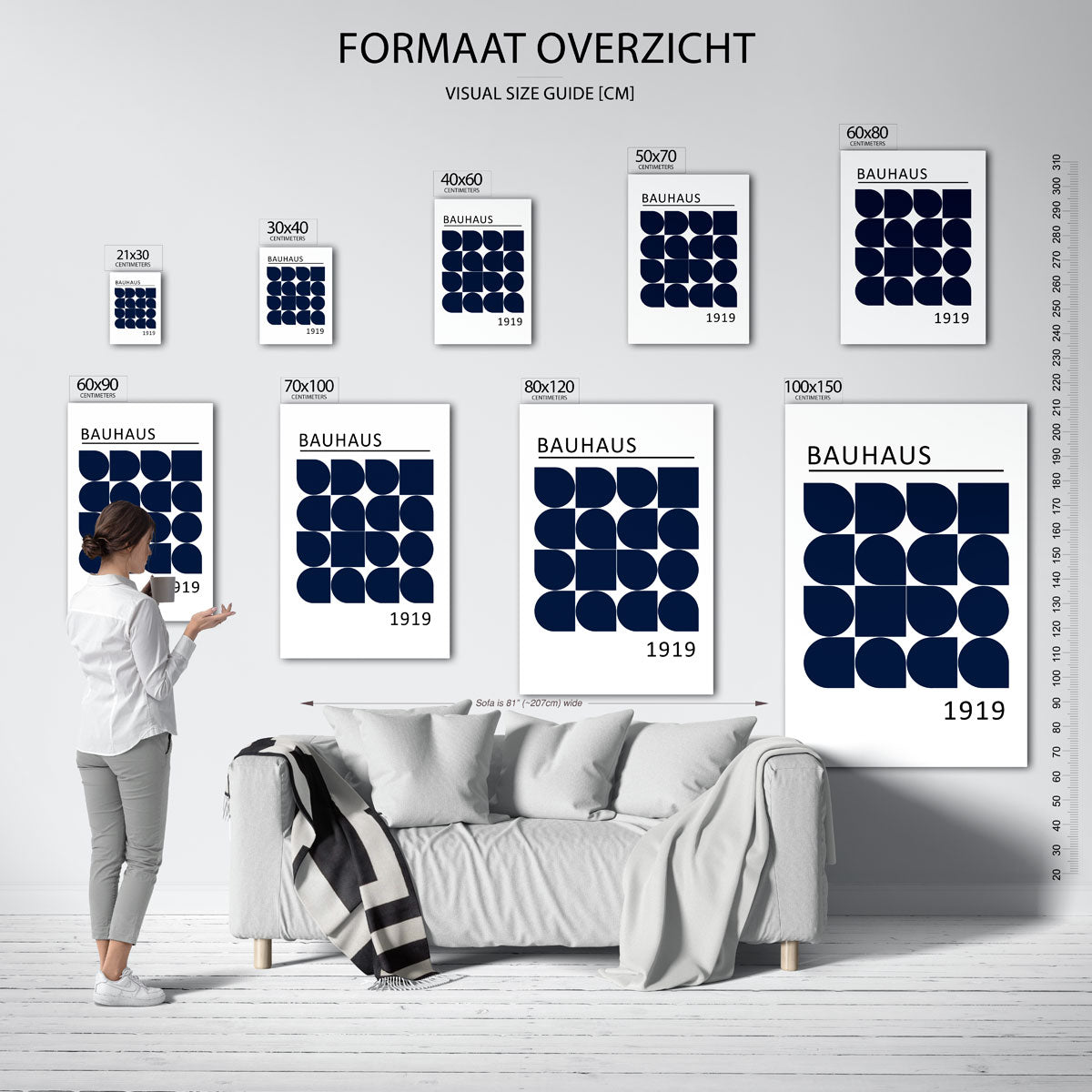 Vormen en vlakken Poster