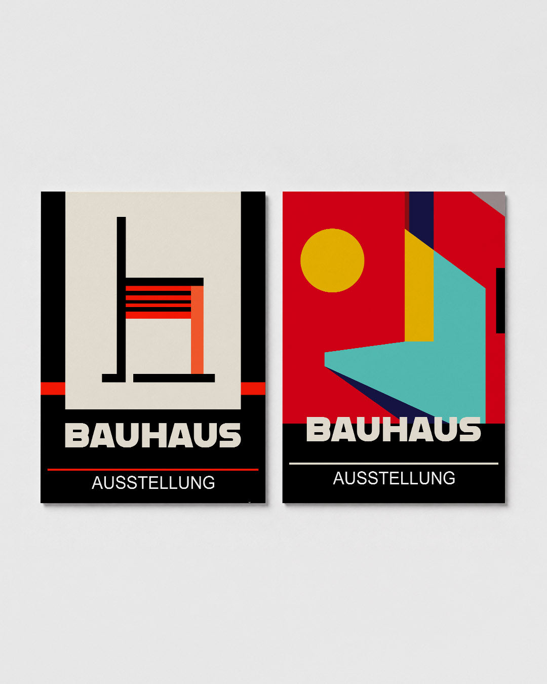 Lijnen en vlakkenspel Posterset