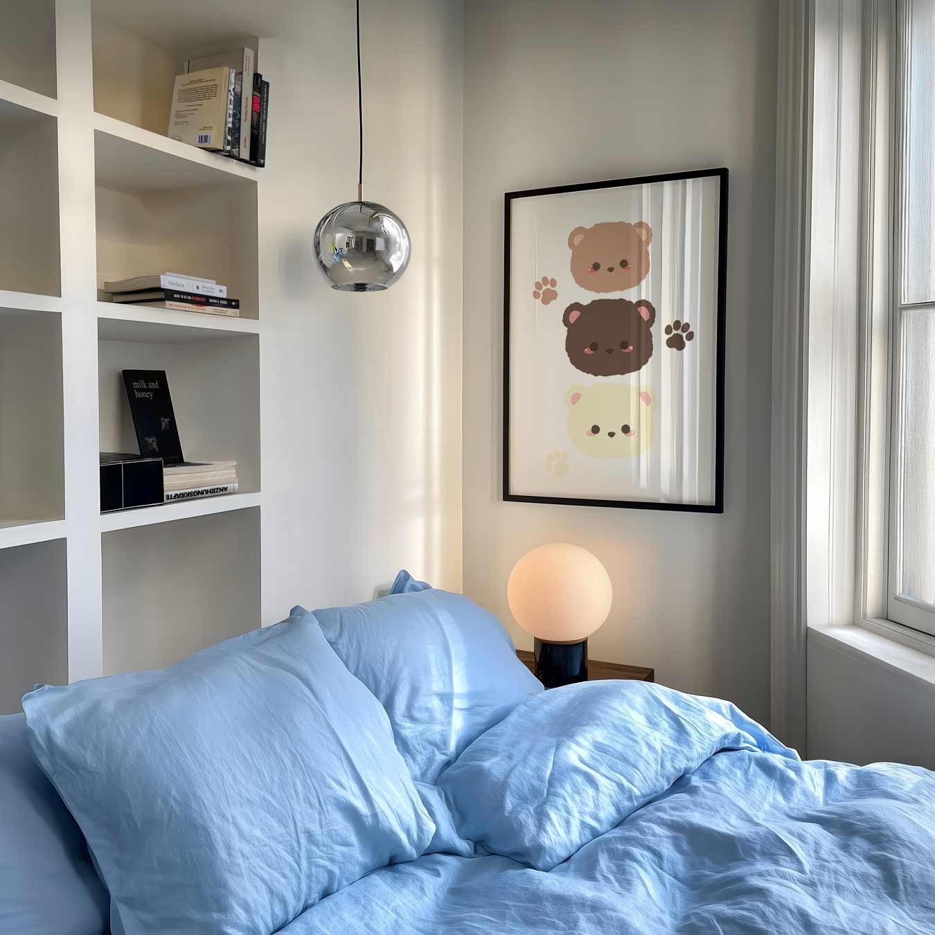 Schattige Beertjes Wandposter-WallArtistic