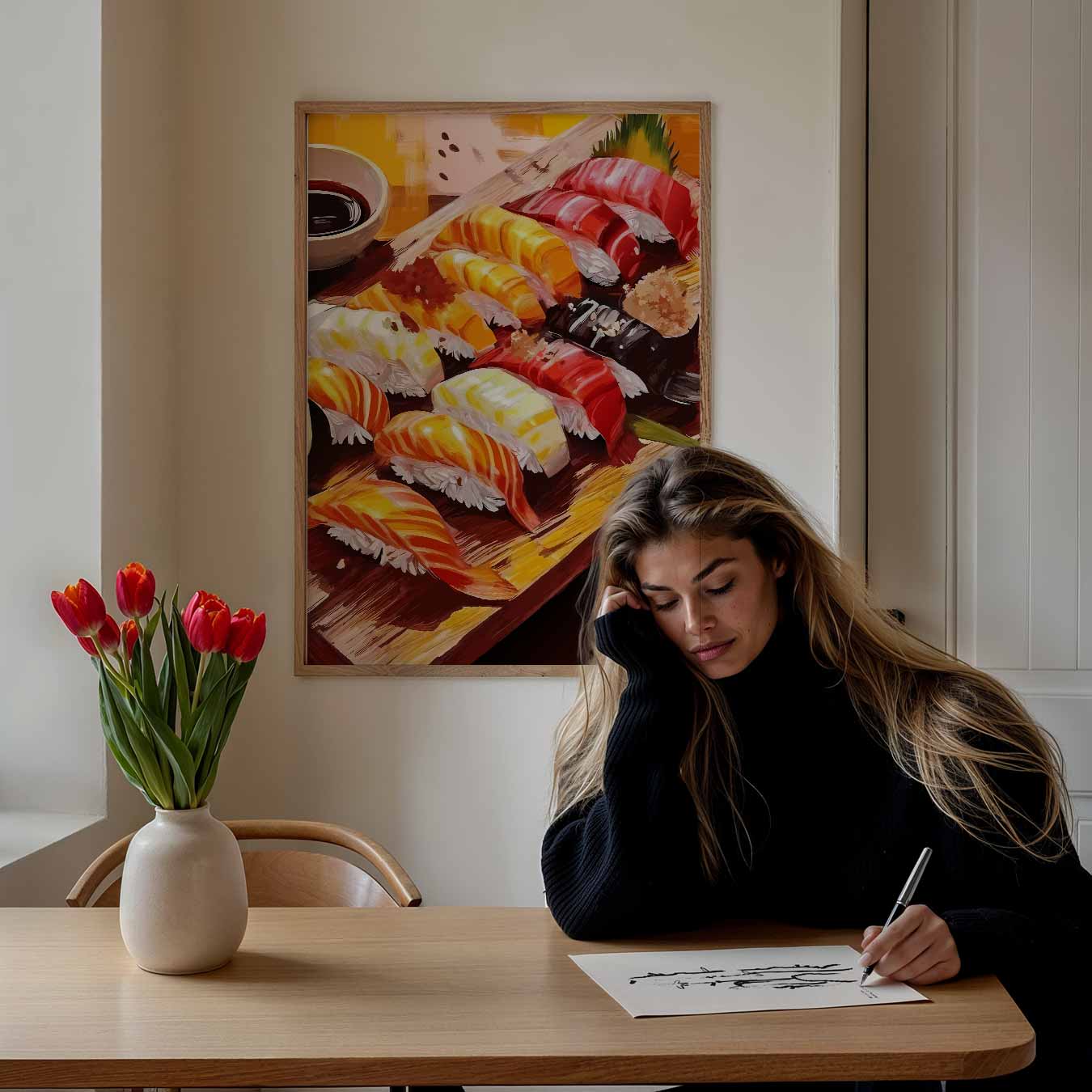 Sushi Liefde Poster-WallArtistic
