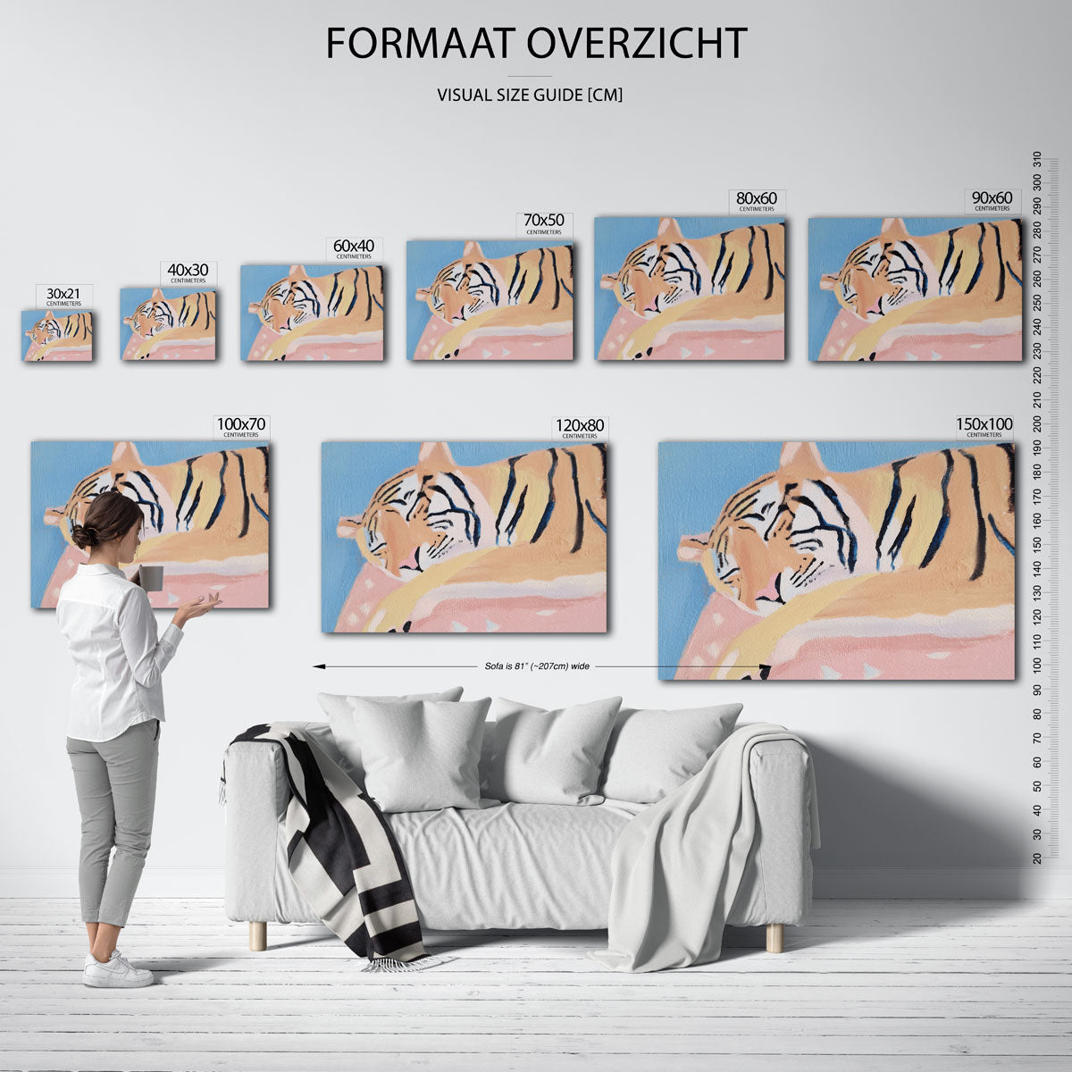 Slapende tijger Poster