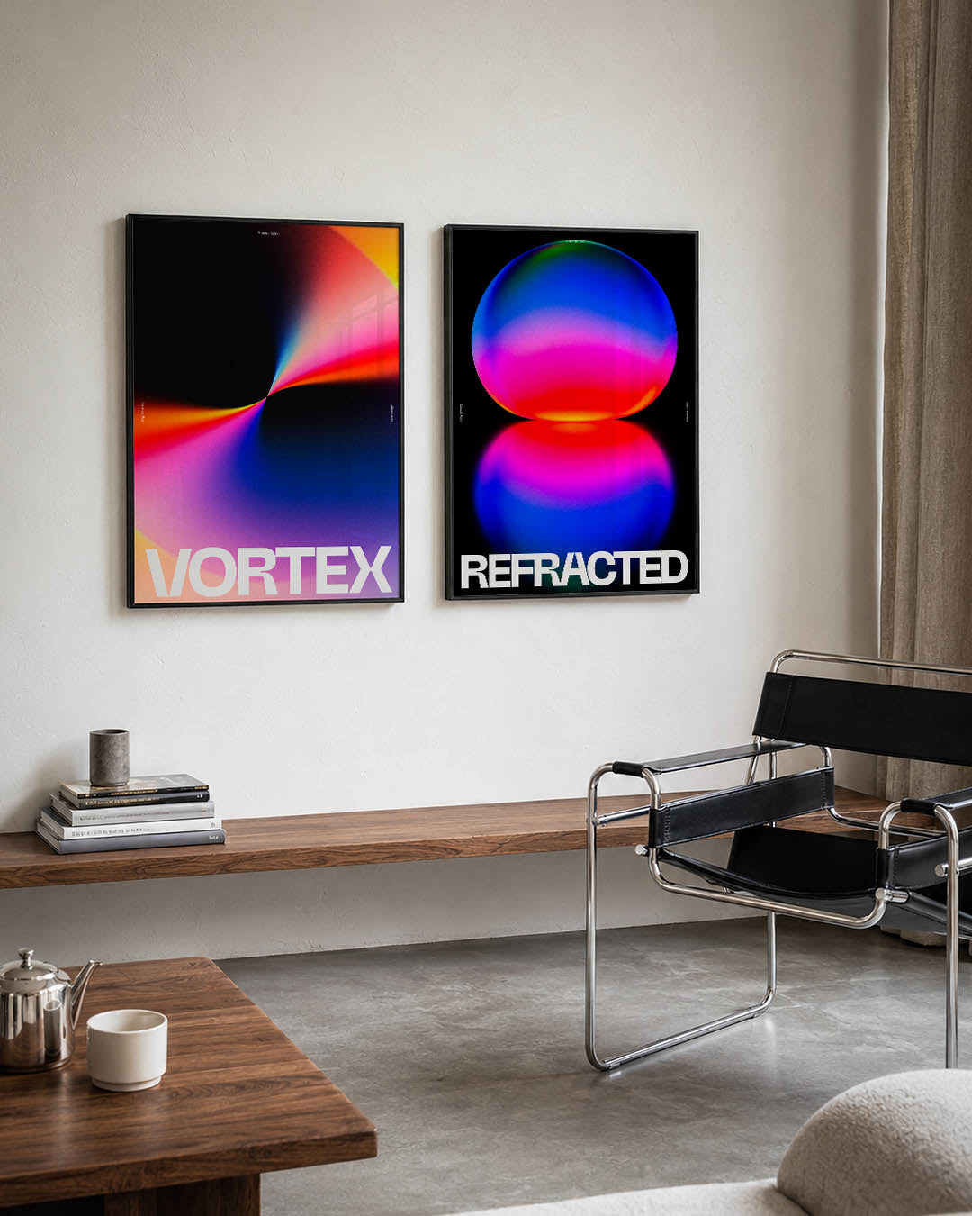 Kleurenwervel Posterset