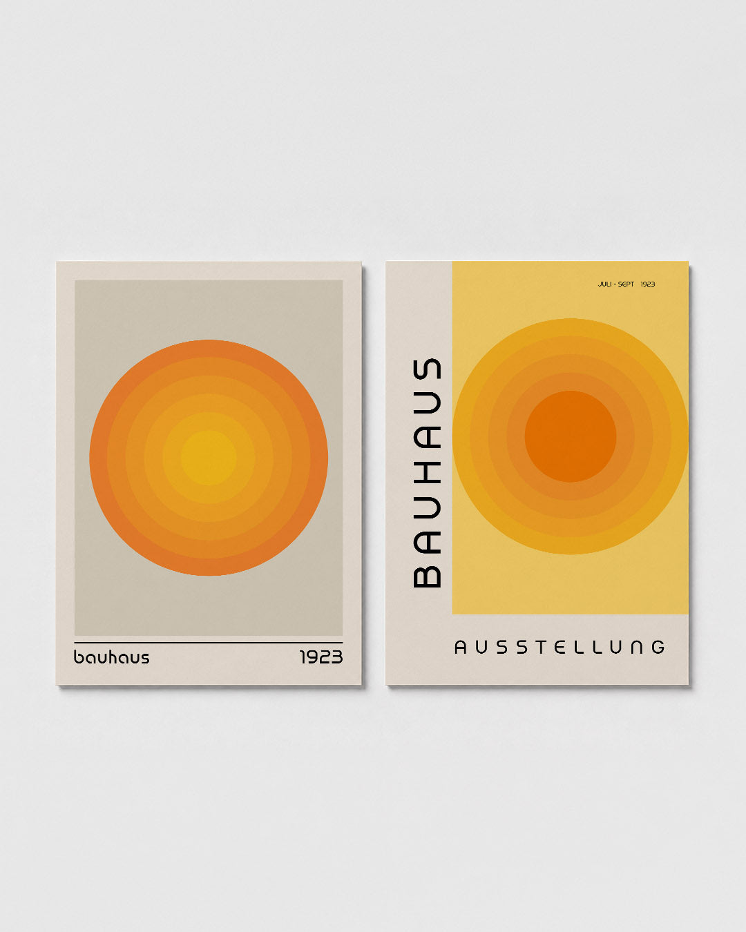 Cirkelvormige kleurvlakken Posterset