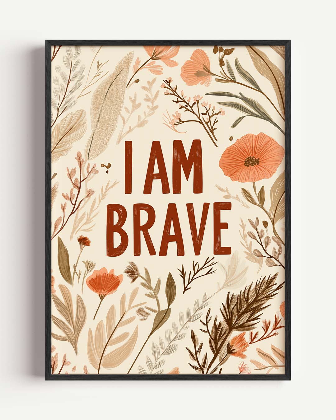 Krachtige Bloemenposter-WallArtistic