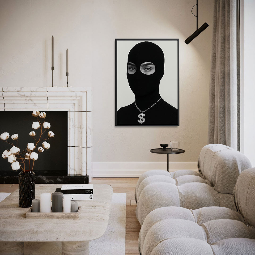 Intrigerend portret Kunstwerk