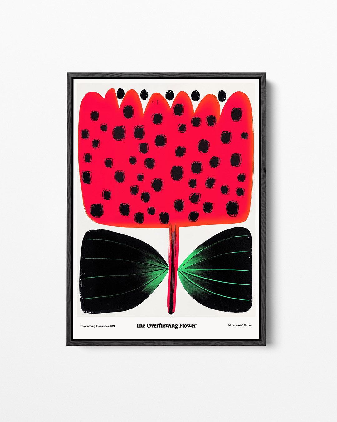Vrolijke bloemvorm Kunstwerk