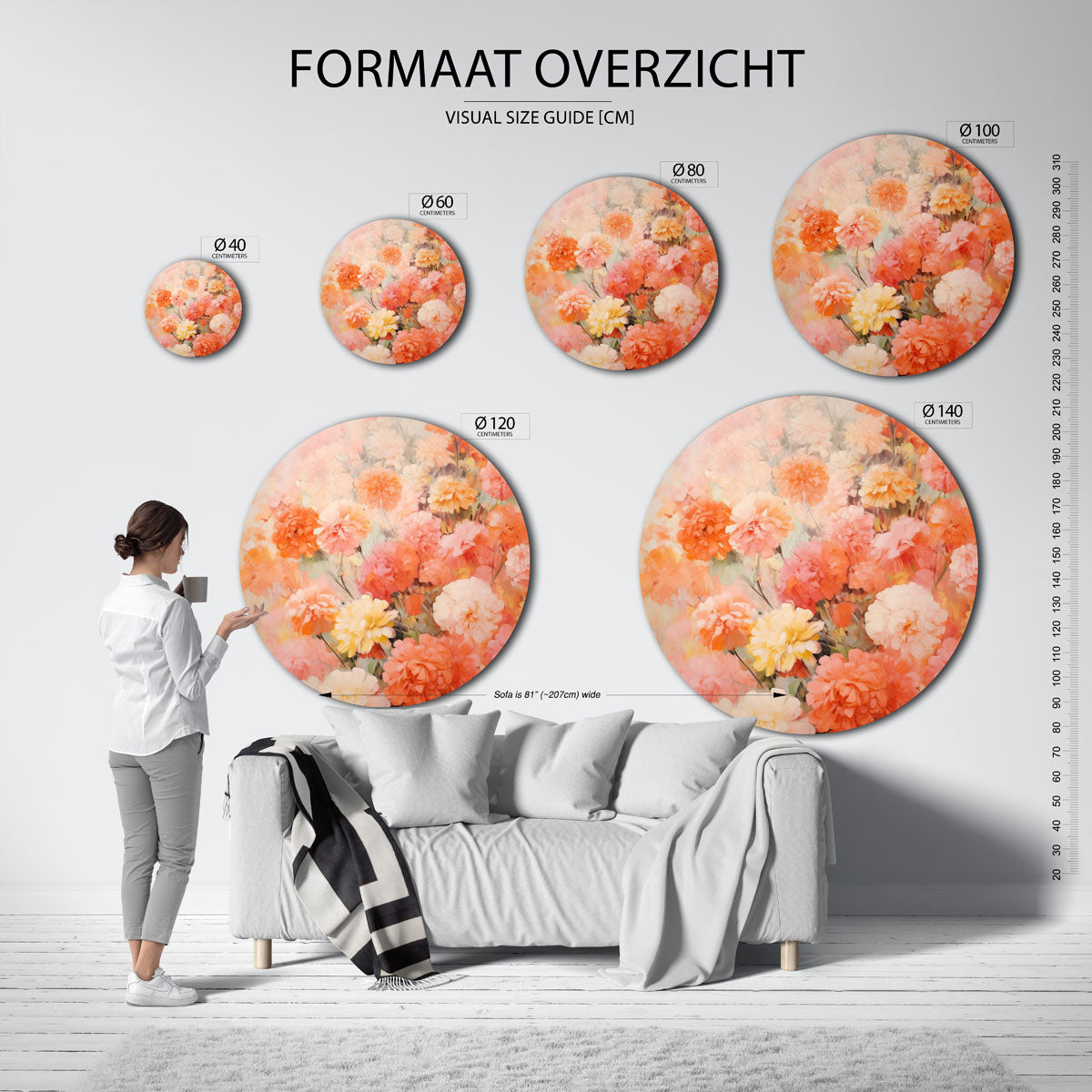 Bloemenpracht Muurcirkel