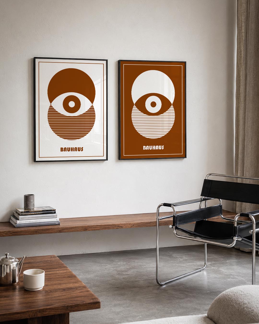 Cirkel en strepen Posterset