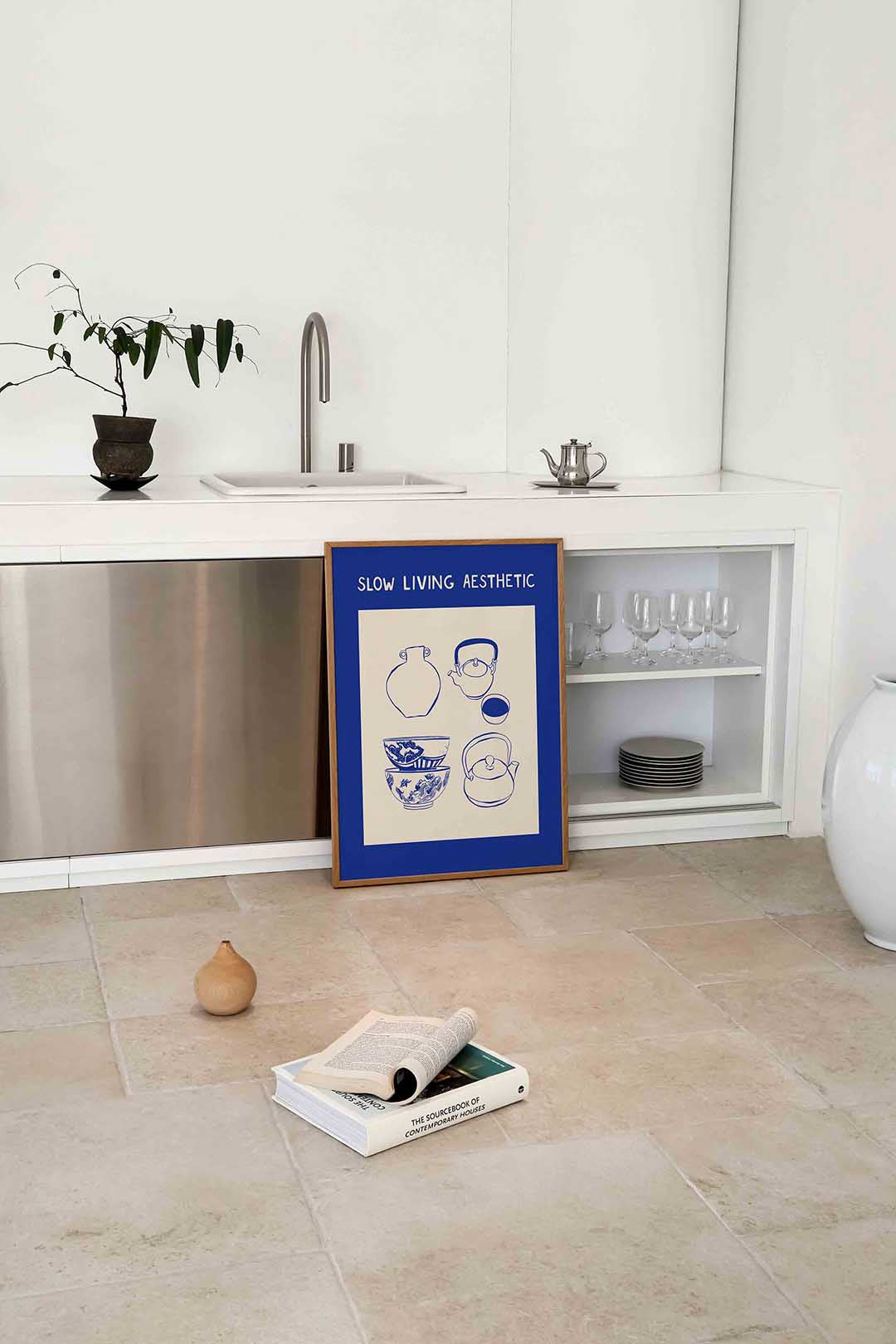 Slow living aesthetic Poster