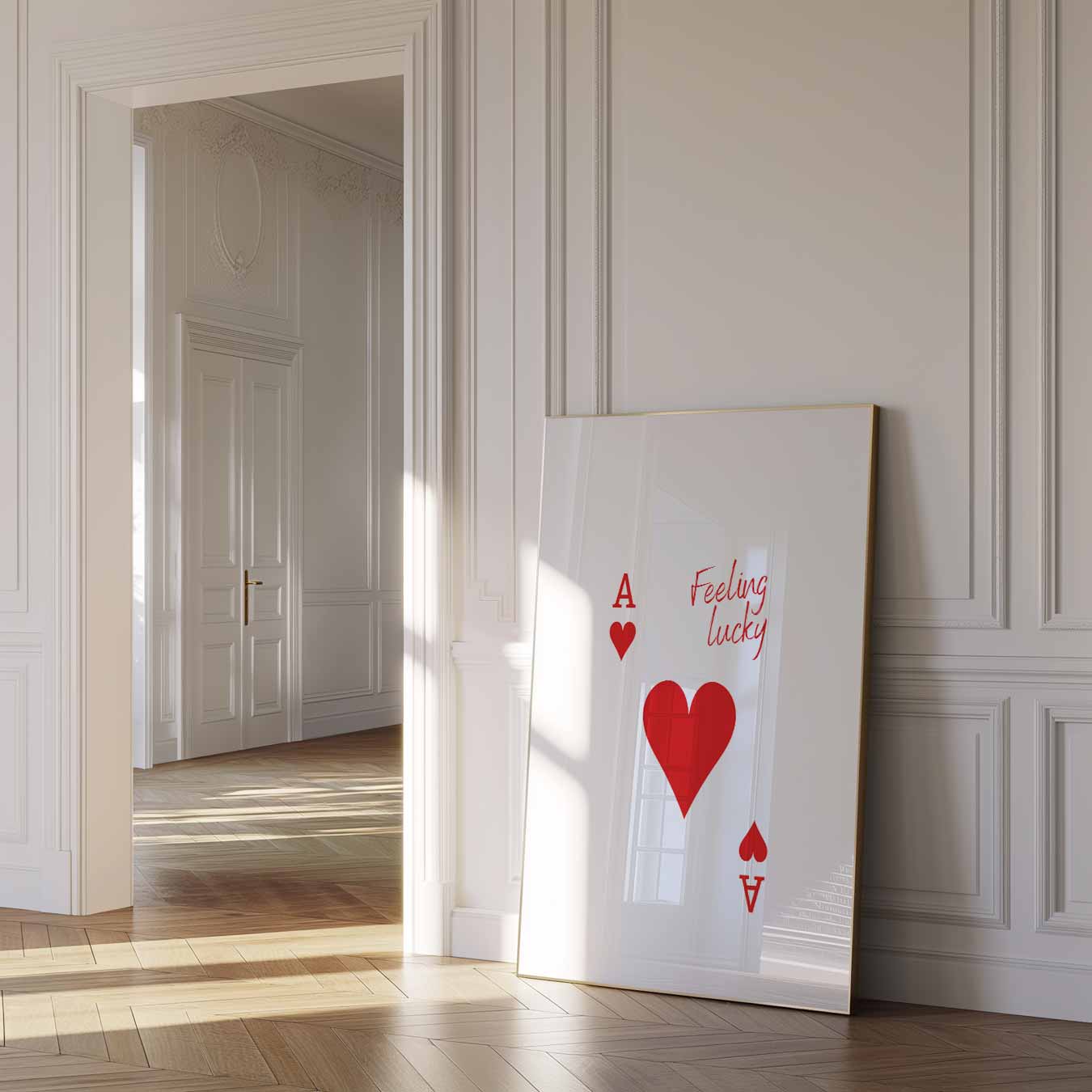 Feeling Lucky Kaart Poster-WallArtistic