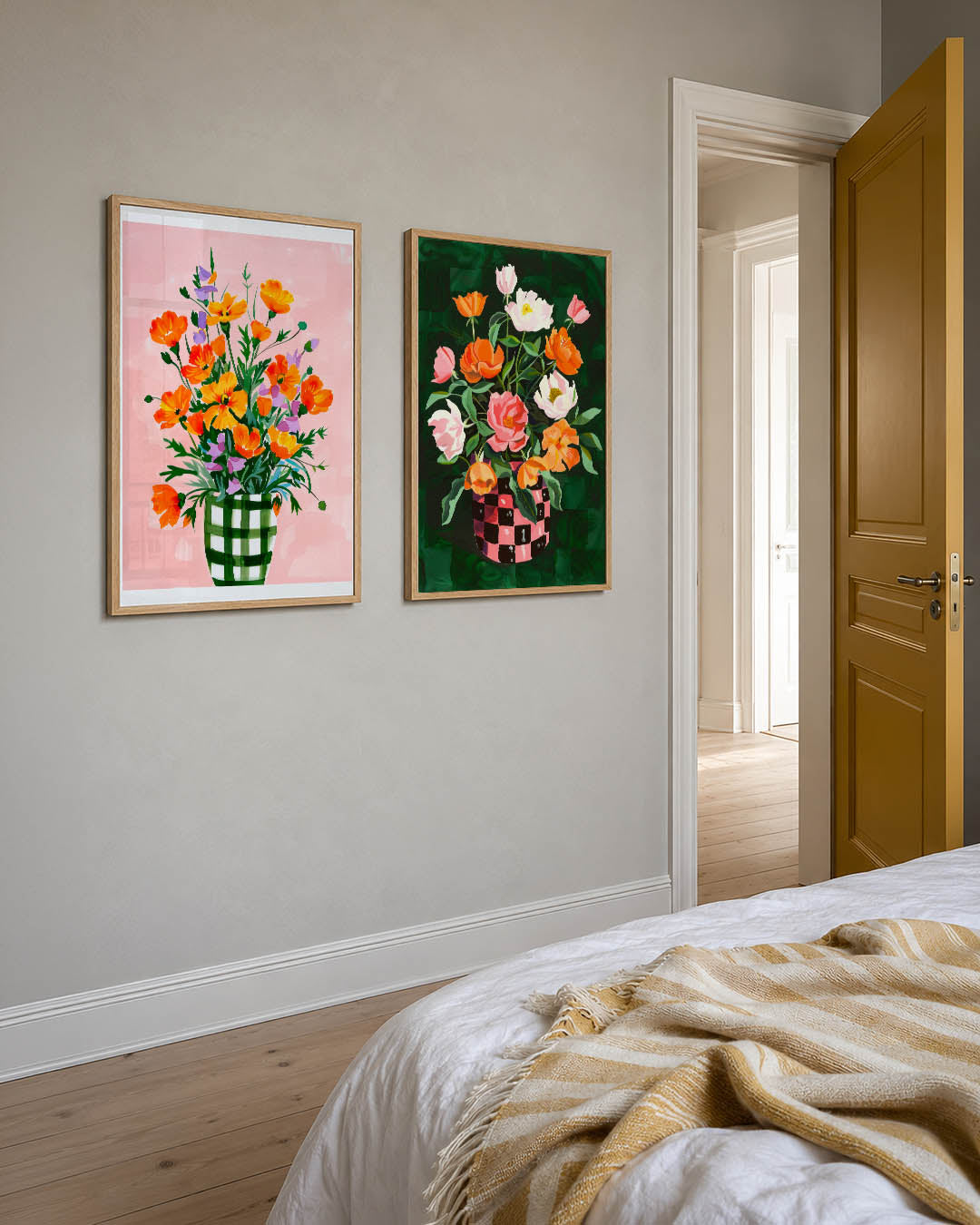 Bloemrijke levendigheid Posterset