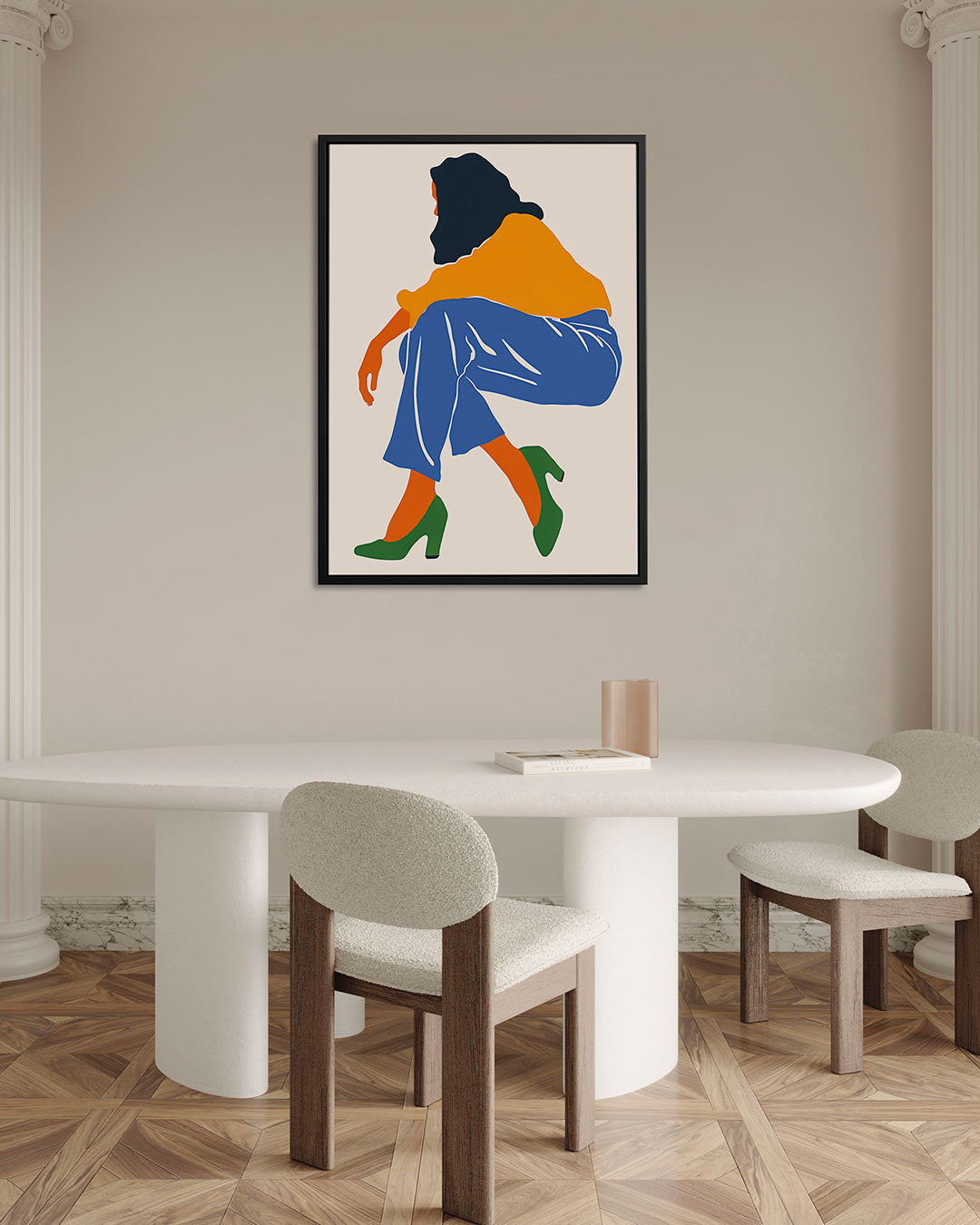 Gestileerde vrouwelijke vorm Kunstwerk