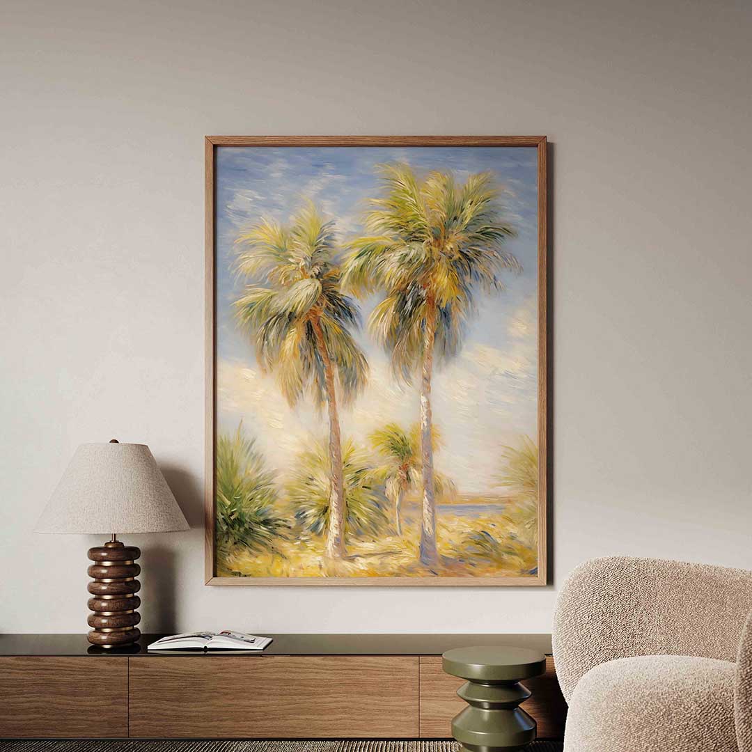 Tropische palmbomen Poster