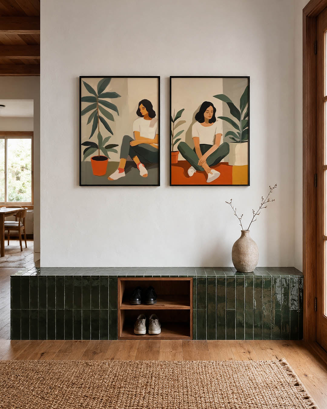Rustige hoek Posterset