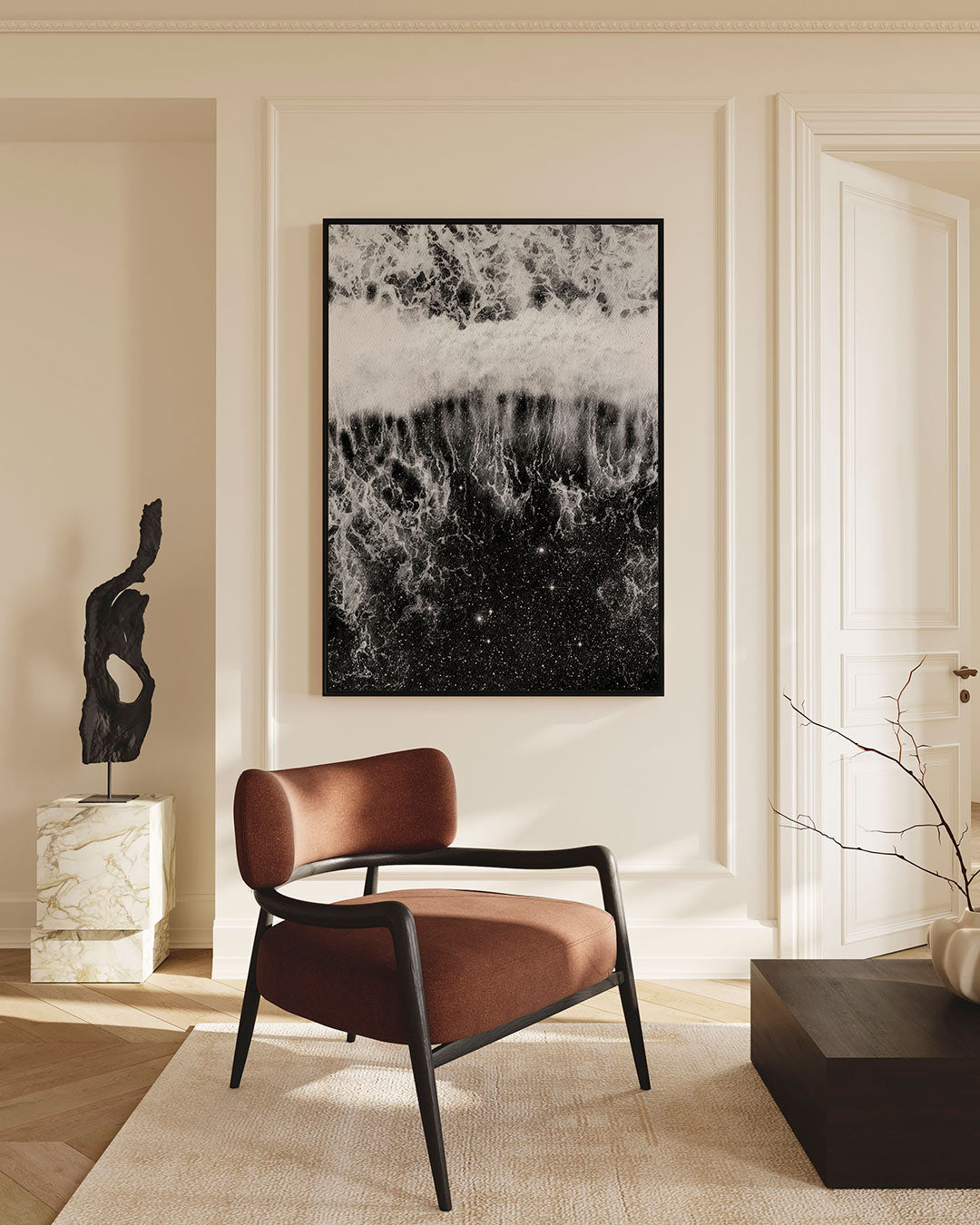 Kosmische golf Kunstwerk