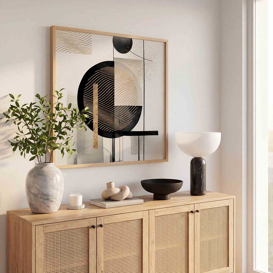 Abstracte vormen Poster